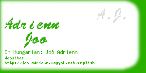 adrienn joo business card
